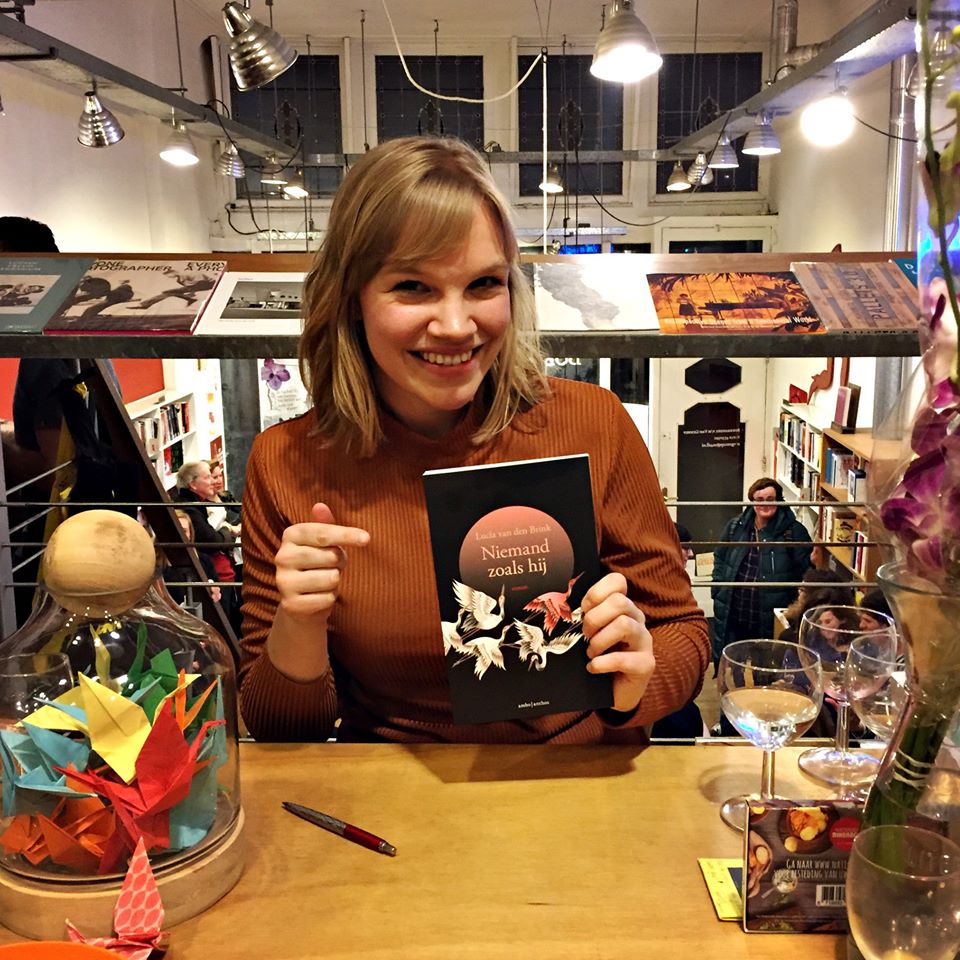 Debuteren met Niemand zoals hij in boekhandel Van Gennep in Rotterdam