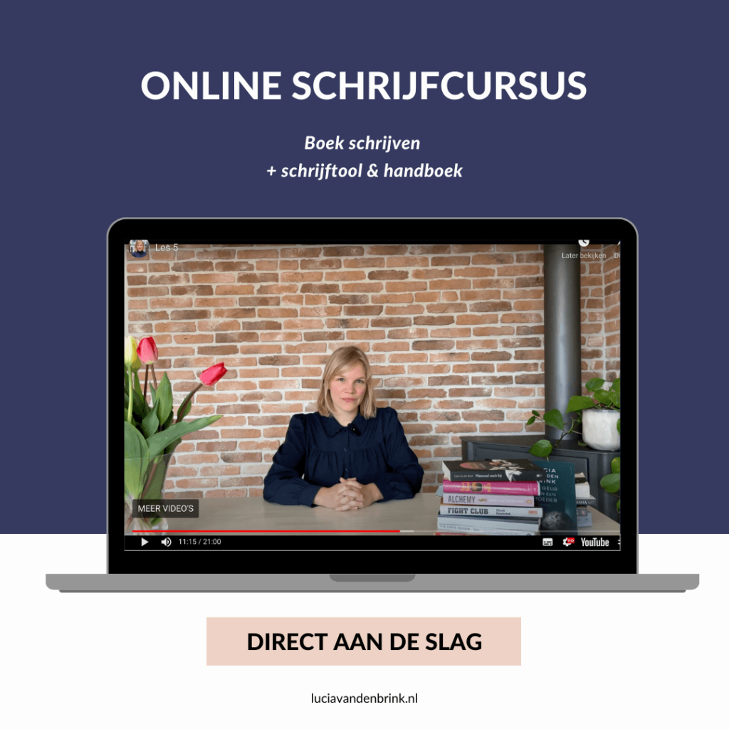 ONLINE SCHRIJFCURSUS: Boek Schrijven & Schrijver Worden – Online ...