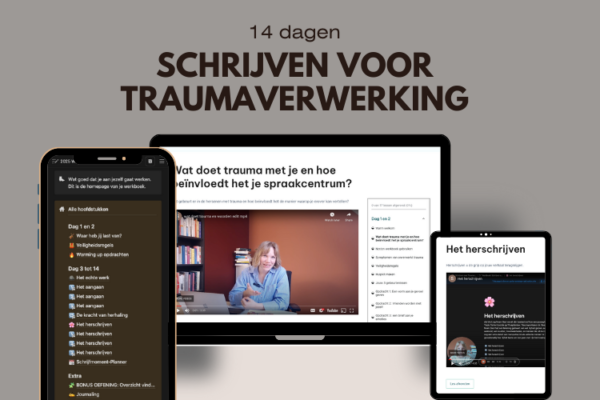 Online Schrijfcursus voor Traumaverwerking in 14 dagen + Werkboek