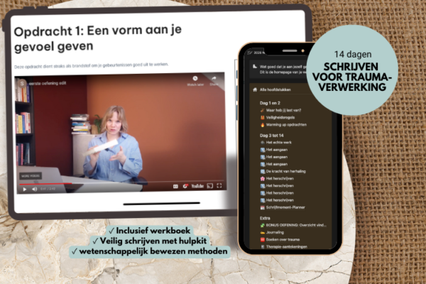 Online Schrijfcursus voor Traumaverwerking in 14 dagen + Werkboek - Afbeelding 3